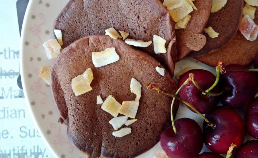placuszki czekoladowe na kefirze z e-booka Placuszkowi Pomocnicy Mamy